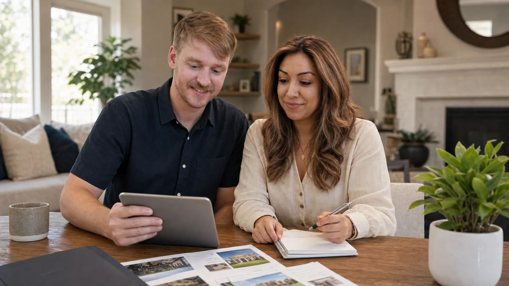 Jonathan and Naomi Morris preparing a San Antonio home selling strategy