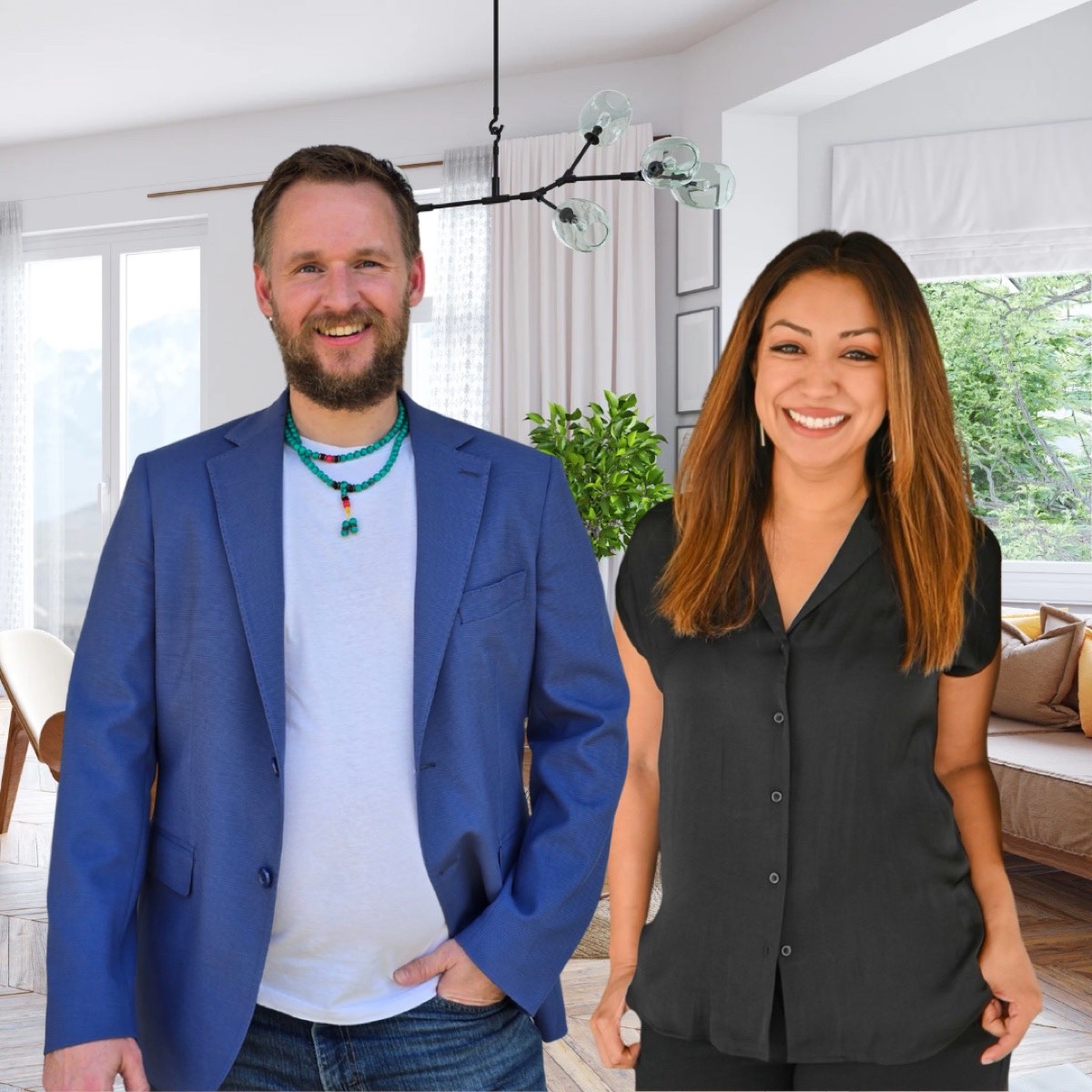 Jonathan and Naomi Morris with Velvet Realty Group on the homepage