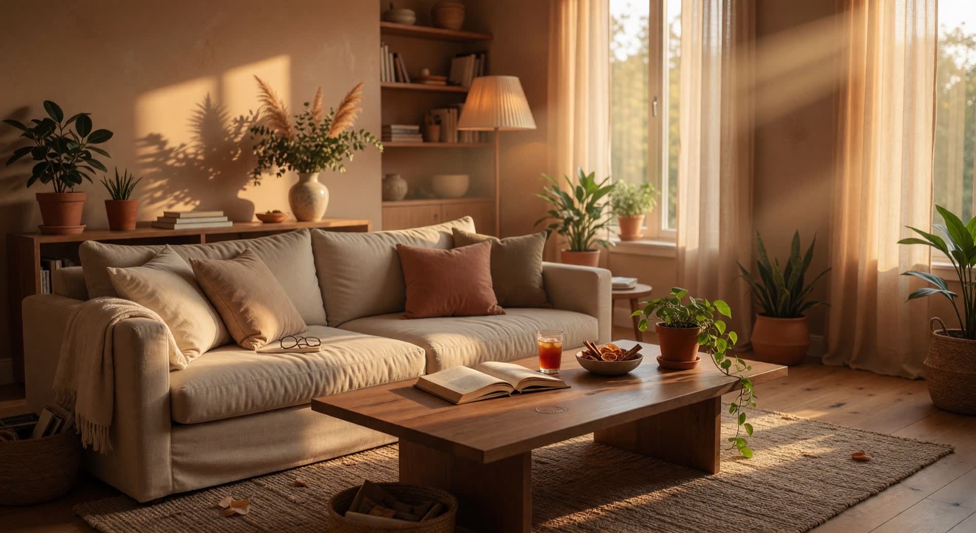San Antonio-area living room for Velvet Realty Group seller presentation guidance